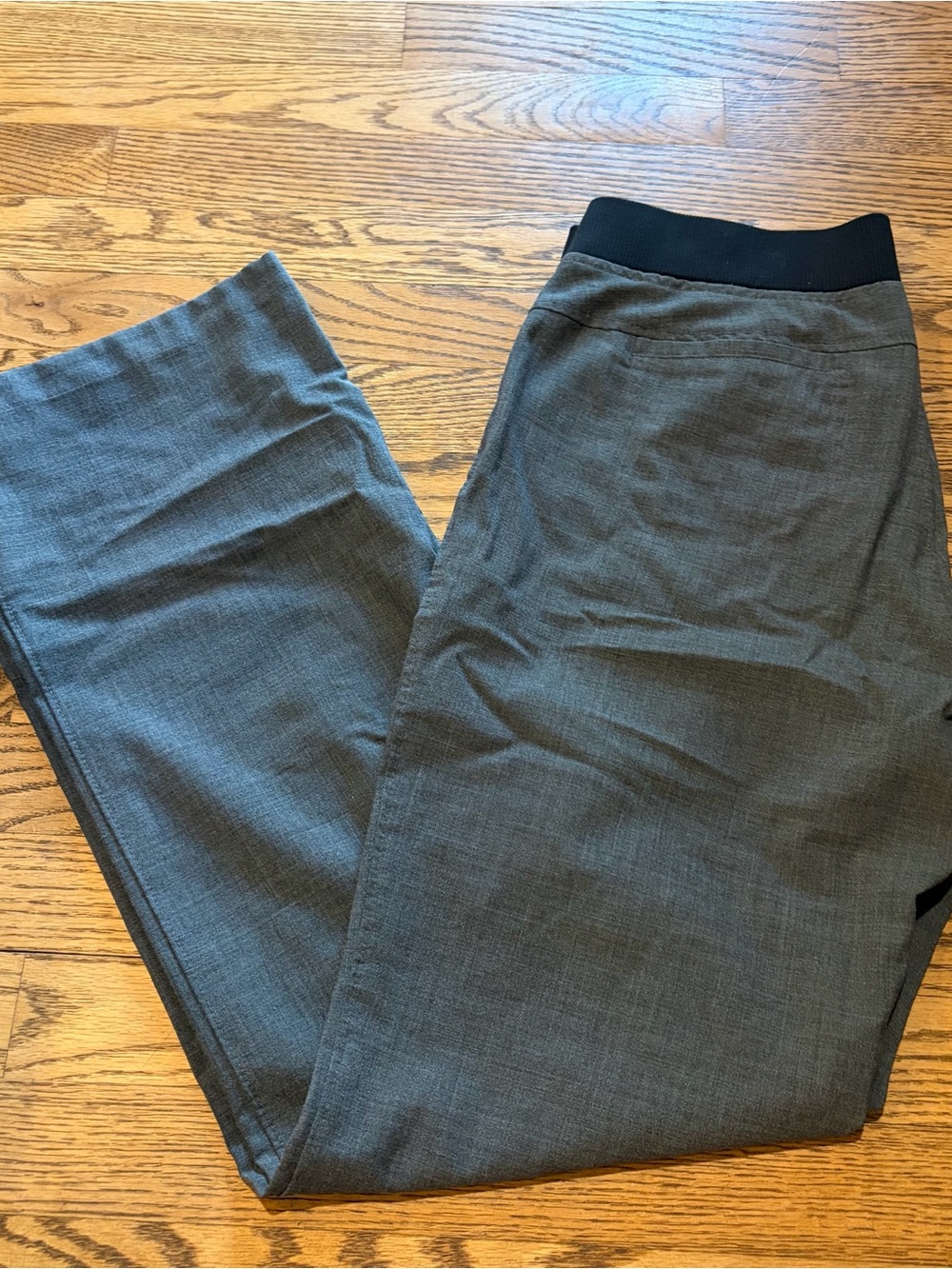 Athleta Midtown Trouser Pants Wool Blend Grey